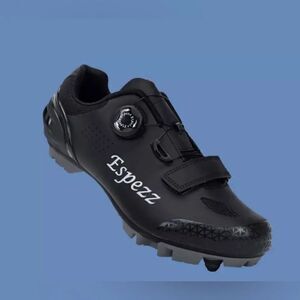 Espezz black cycling shoes sz 9